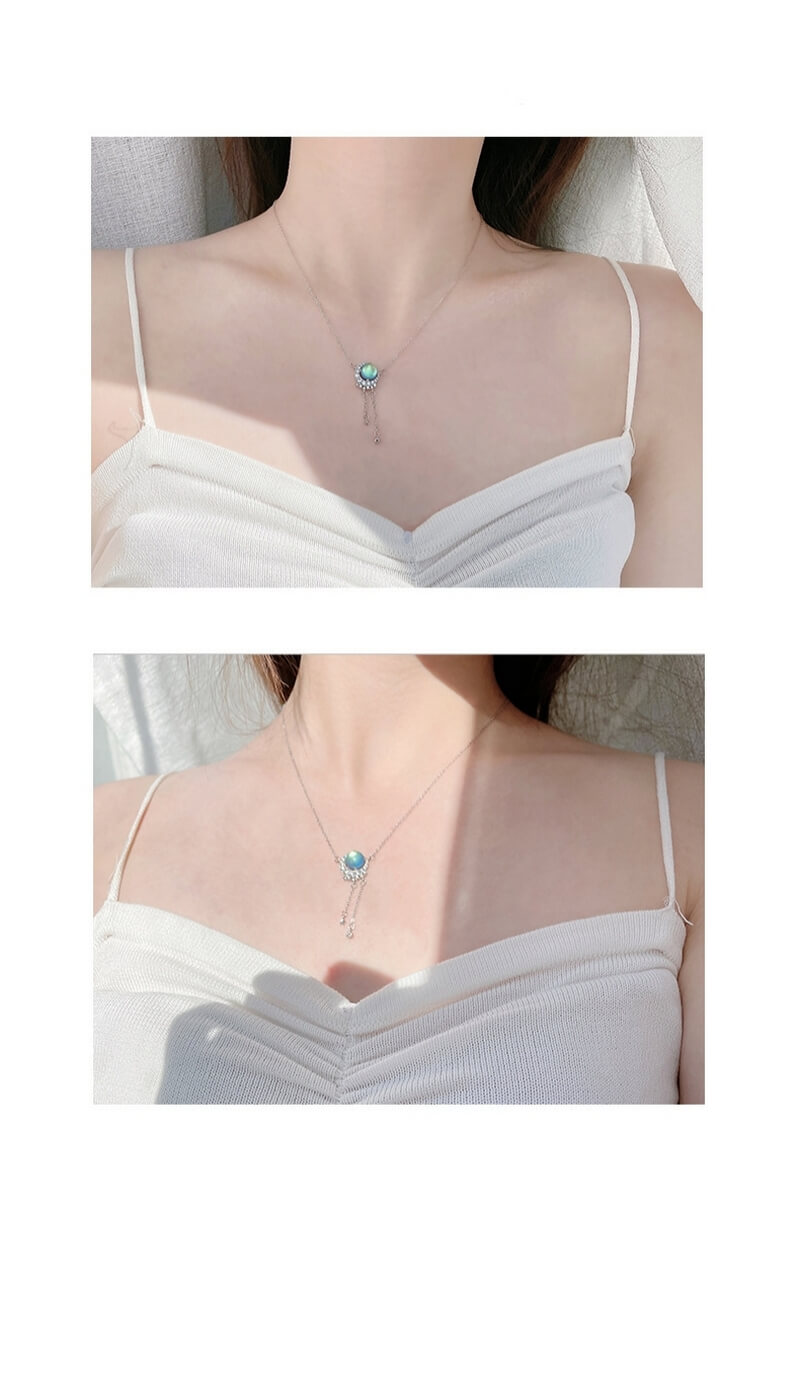 zirconium moon star necklace 7